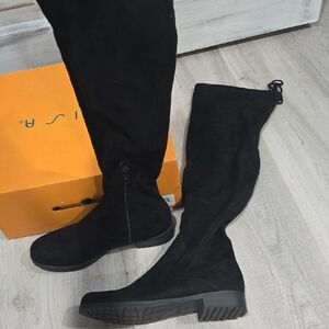 Unisa Black Over the Knee Boots